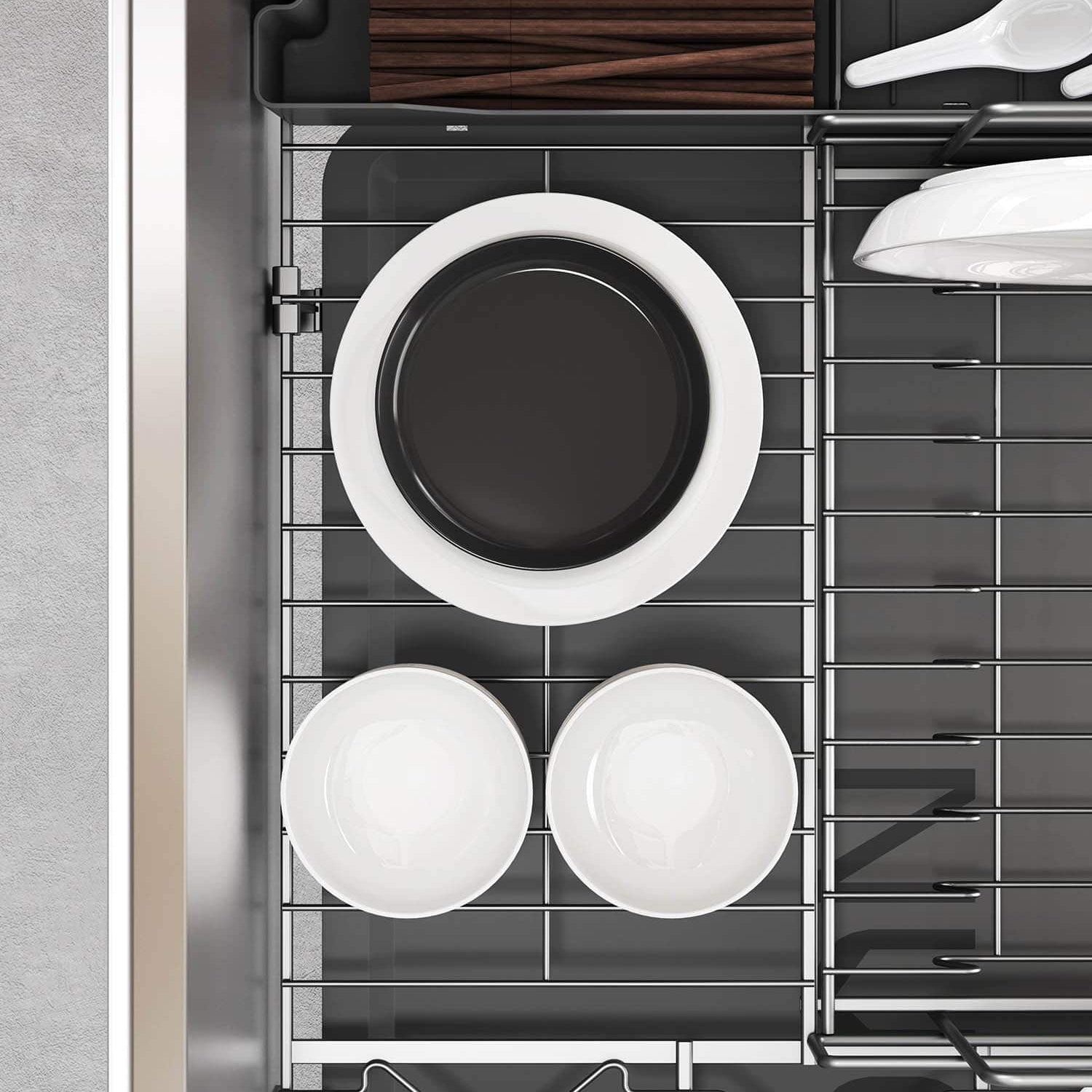 ALTOS - Cesto Organizador para Bowls e Pratos Aramado