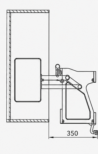 ALTOS Organizador para Armário Superior (Basculante)