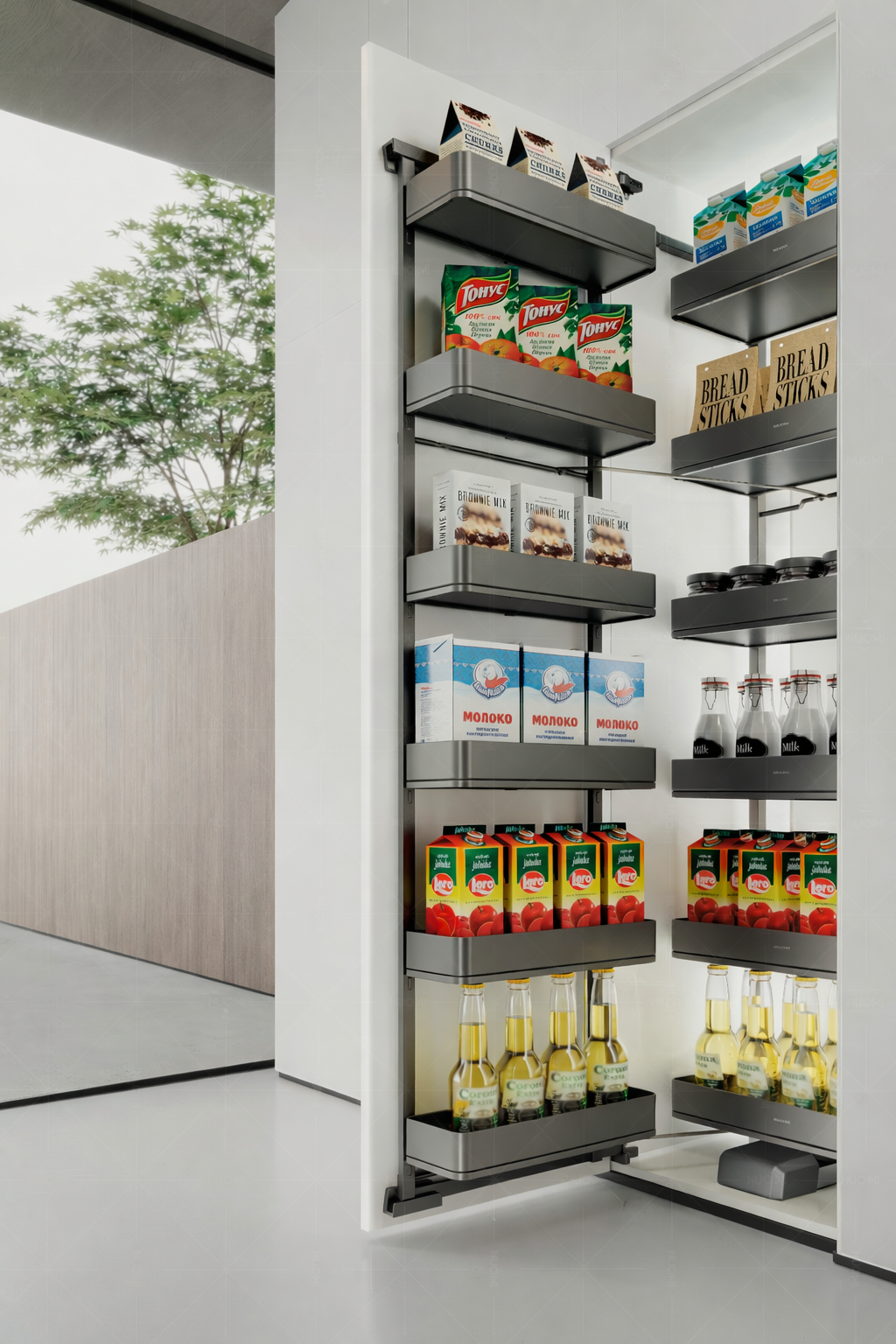 ALTOS L Despensa Alta Organizadora Deslizante