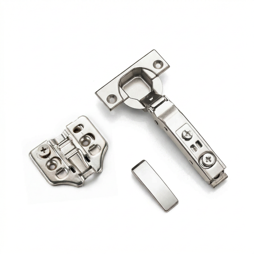 D-HINGE – Dobradiça 3D Clip-On com Amortecimento