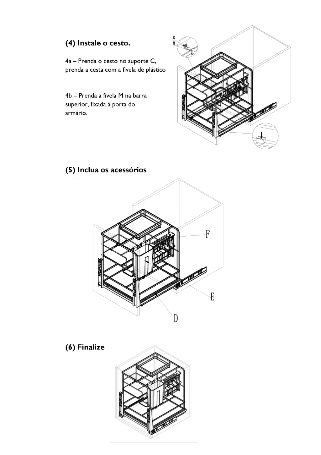 ALTOS Cesto Porta Condimentos e Utensílios