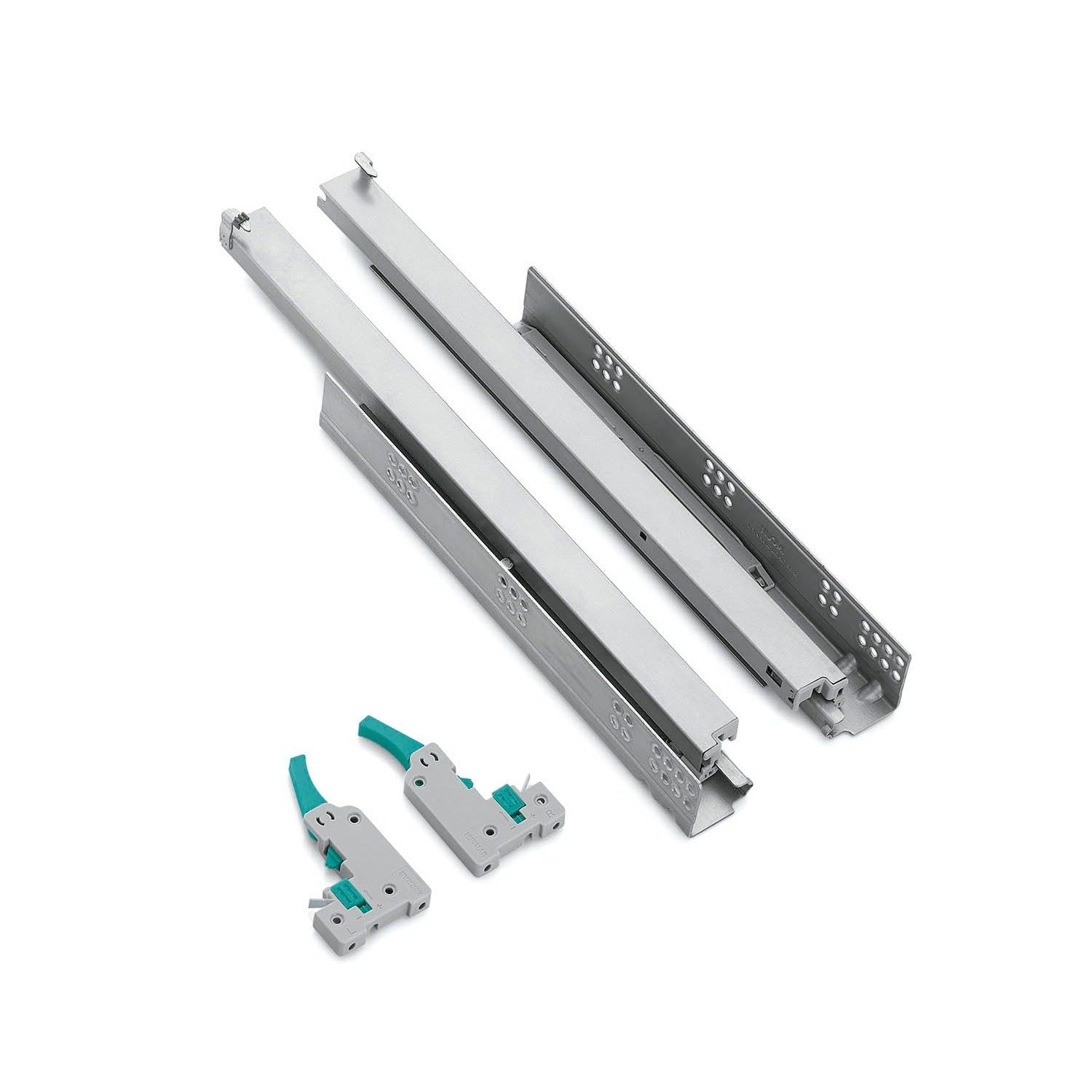 XLIDE – Corrediça Oculta Premium com Amortecimento e Movimento Sincronizado